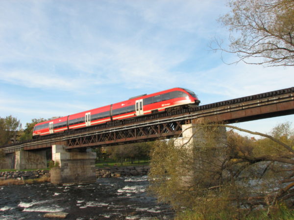 O-Train over Rideau River