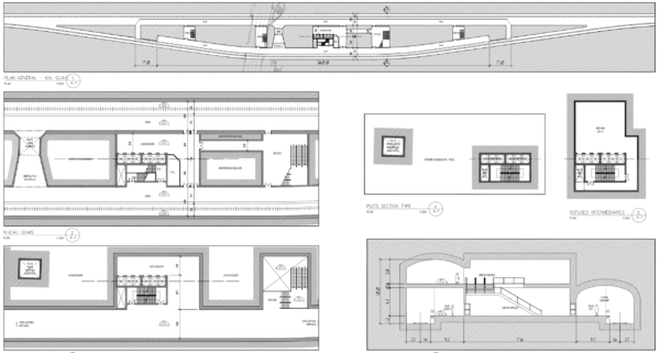 Previous plans for the Edouard-Montpetit tunnel stations