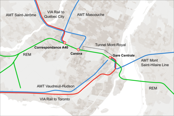 The REM will cut off direct access to downtown for many lines