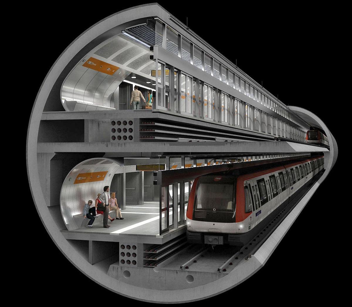 Catbus Blog Archive Barcelona S Line 9 Inspiring Montreal S Pink Line